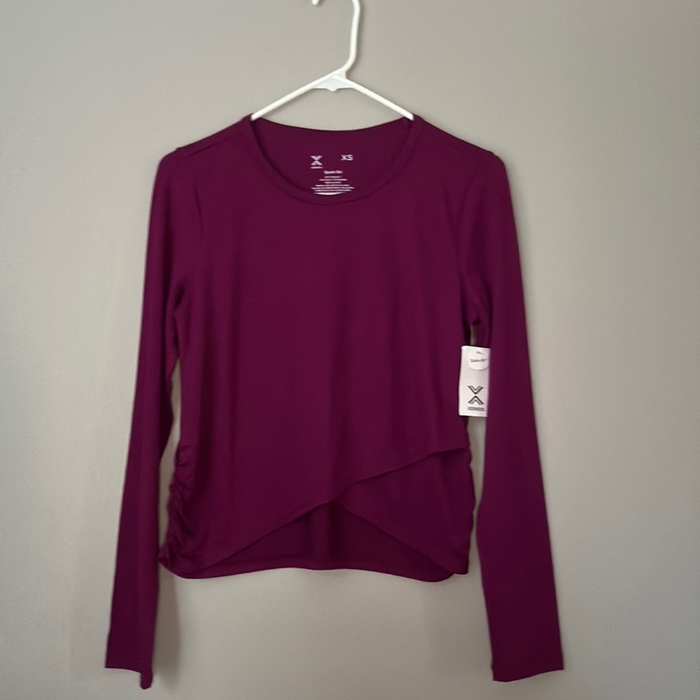 #20 XERSION NWT x-small purple long sleeve shirt